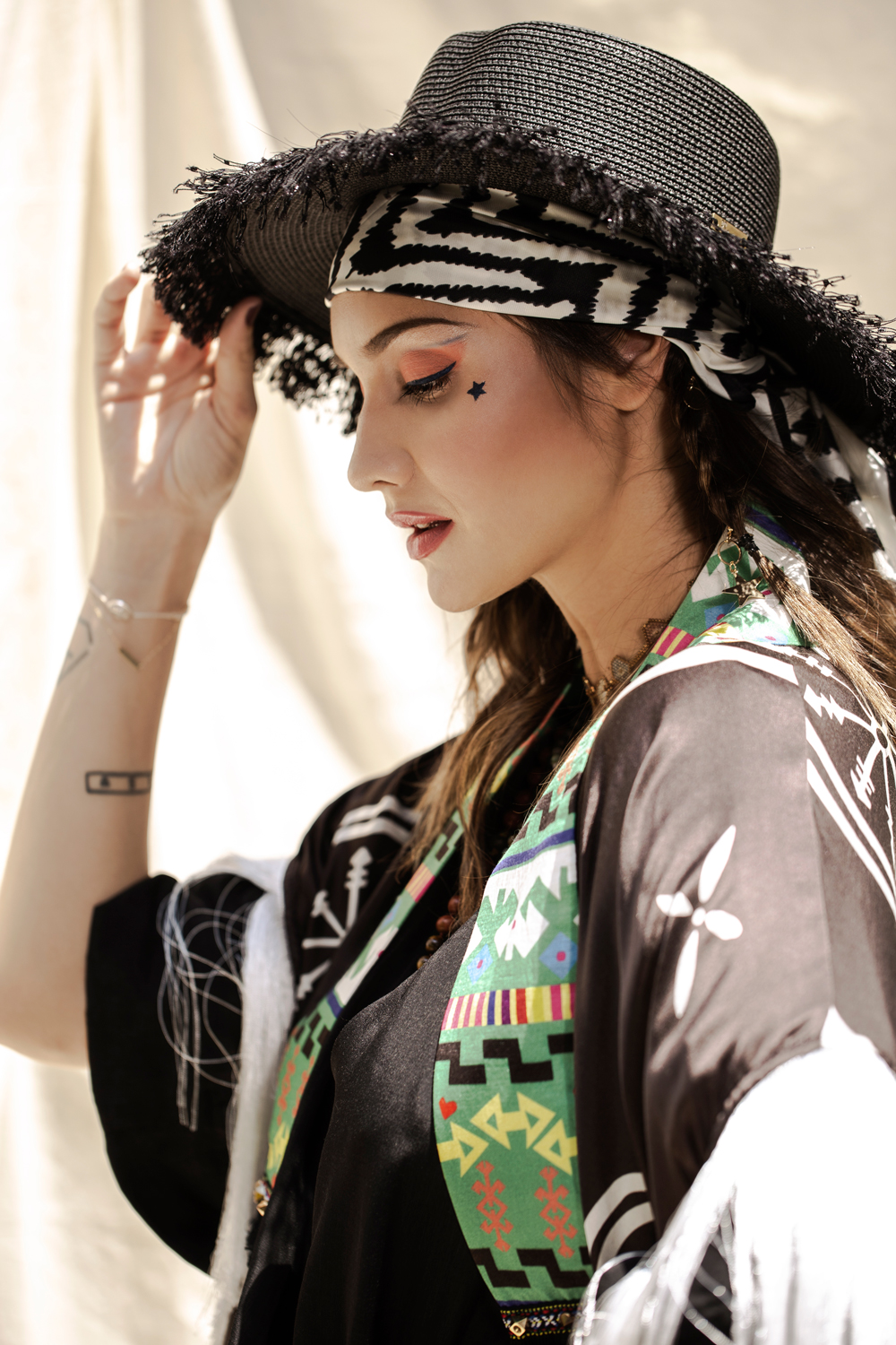 Aleksandra Duende look 1 Exit festival i brend Yves Saint Laurent ti donose savršene predloge nesvakidašnjih, festivalskih makeup lookova!
