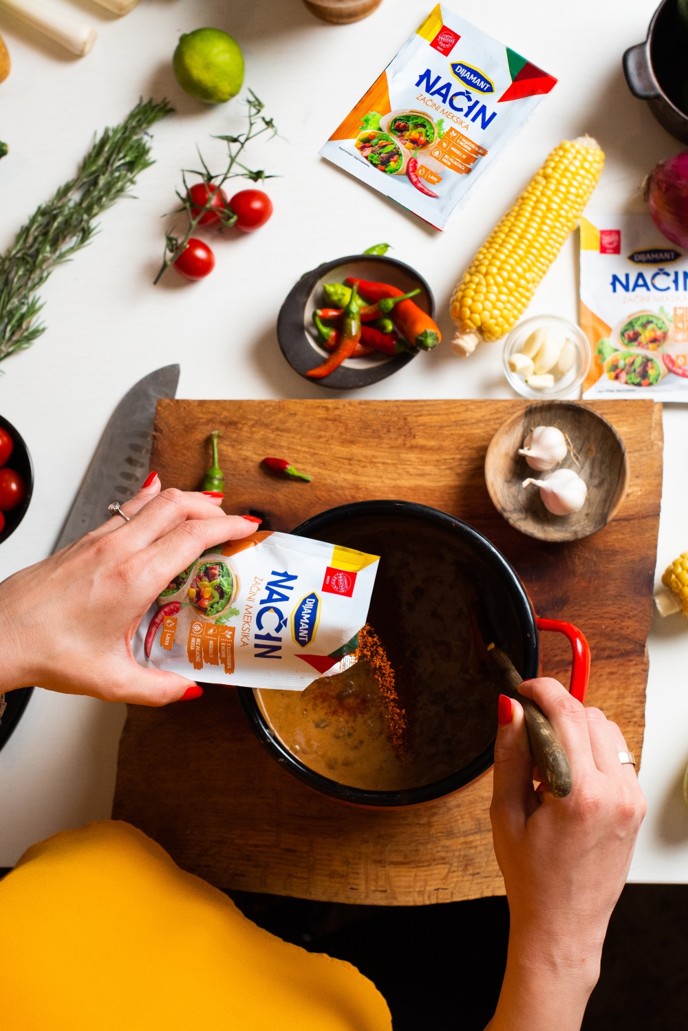 4 Italija i Meksiko nikad nisu bili bliži! Predstavljamo vam nove Dijamant Način začine, inspirisane kulinarskom tradicijom ovih zemalja