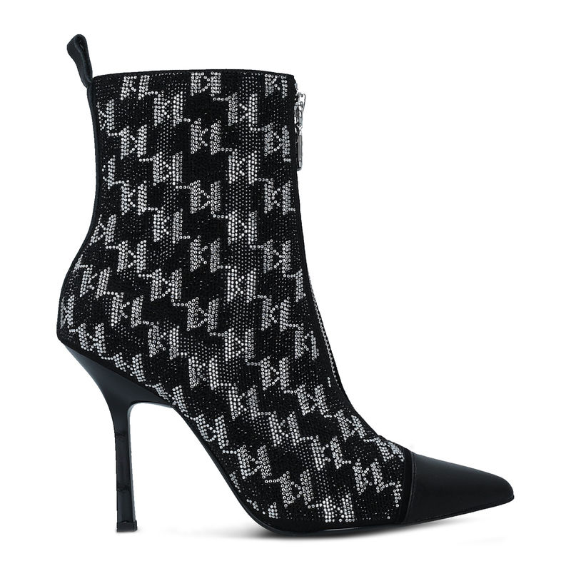 zenske cizme karl lagerfeld sarabande ankle zip rhinestones KL30951 G0S Dočekajte Novu godinu uz KARL LAGERFELD KOLEKCIJU za jesen/zimu 2022.
