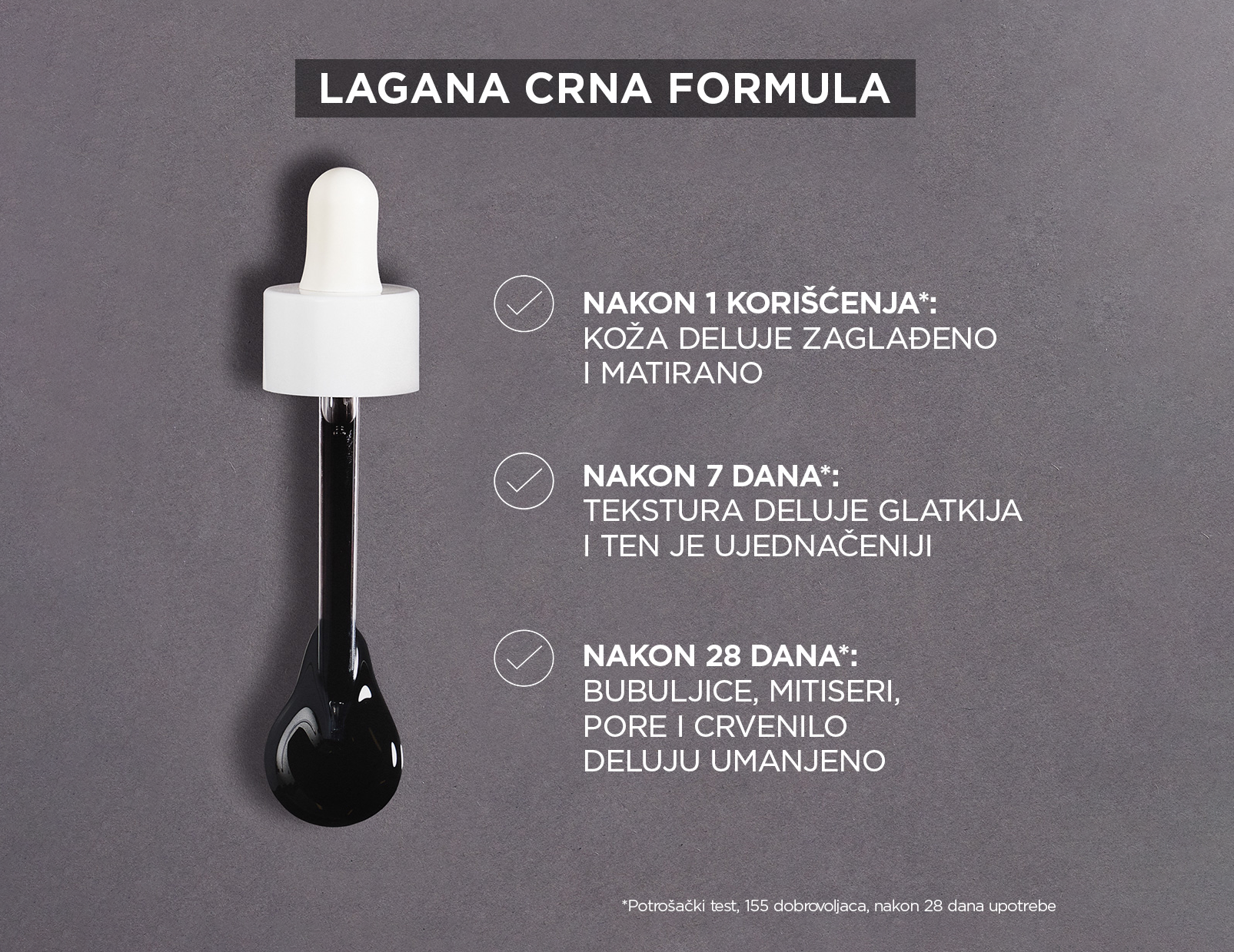 GAR PA BlackSerum AContent 1x1 Avg2022 SRB 3 Tvoja koža je masna i sklona nepravilnostima? Otkrij utiske 99 srećnih dobitnika koji su testirali Garnier Pure Active Black serum sa klinički dokazanim efektom!