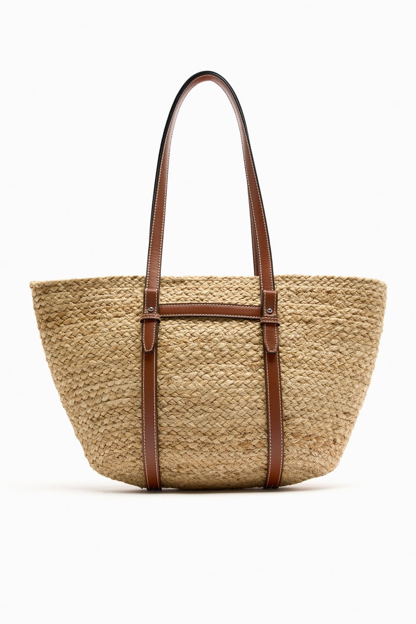 Potrebne su vam torbe za plažu? Izdvajamo naših 8 omiljenih modela za leto Zara jute tote bag 1 Potrebne su vam torbe za plažu? Izdvajamo naših 8 omiljenih modela za leto
