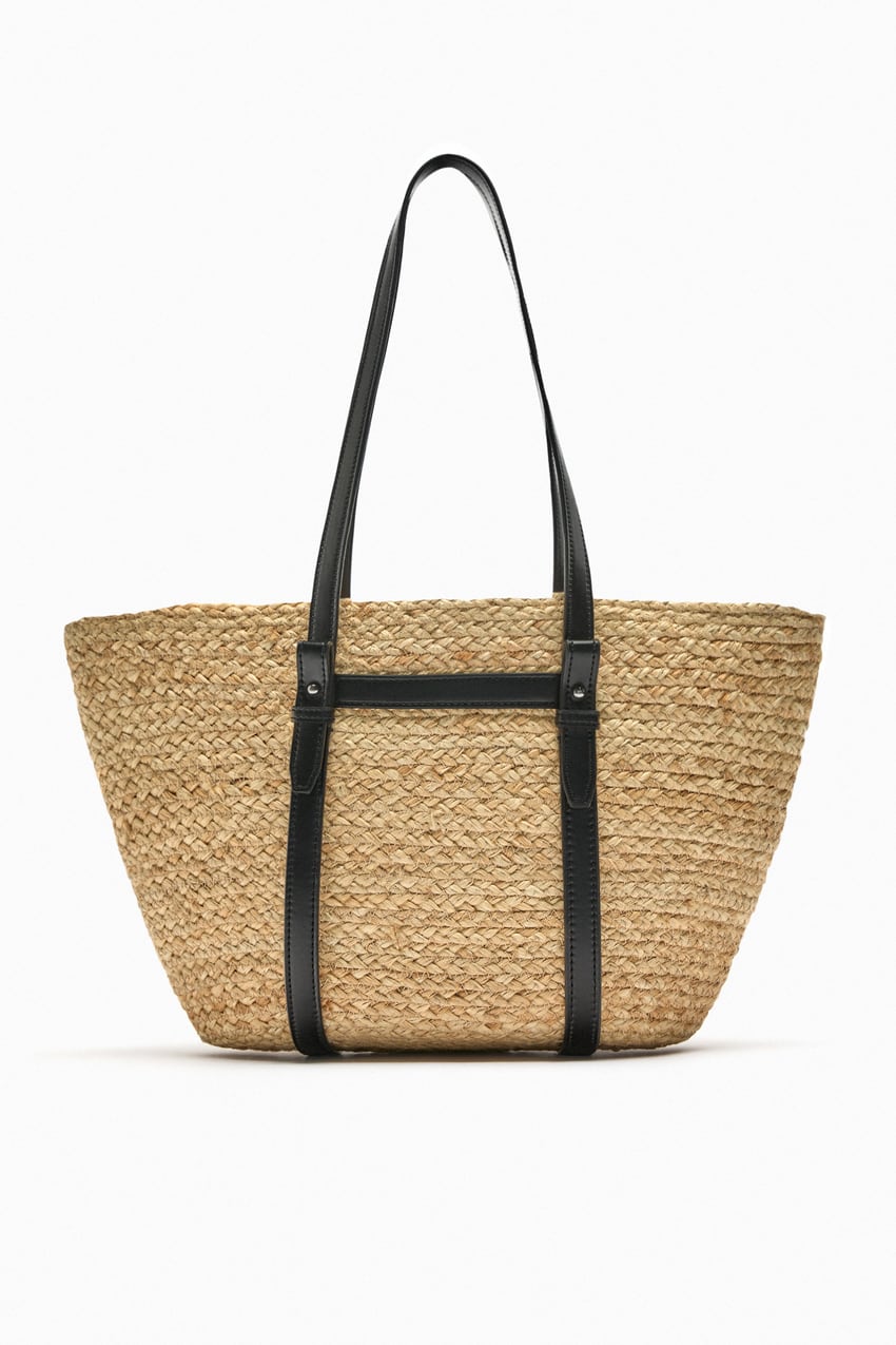 Potrebne su vam torbe za plažu? Izdvajamo naših 8 omiljenih modela za leto Zara jute tote bag 2 Potrebne su vam torbe za plažu? Izdvajamo naših 8 omiljenih modela za leto