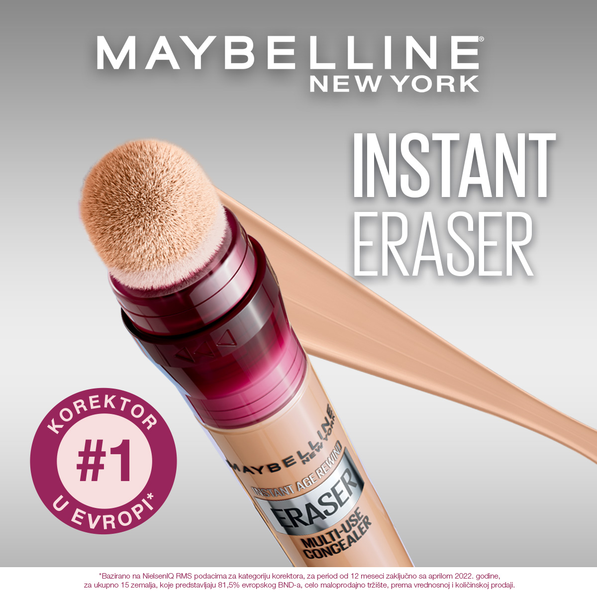 Čak 100.000 ljudi je novoj formuli Maybelline New York Instant Anti Age Eraser korektora dalo 5 zvezdica evo zašto MNY IAR 1x1 04 SRB Čak 100.000 ljudi je novoj formuli Maybelline New York Instant Anti Age Eraser korektora dalo 5 zvezdica evo zašto