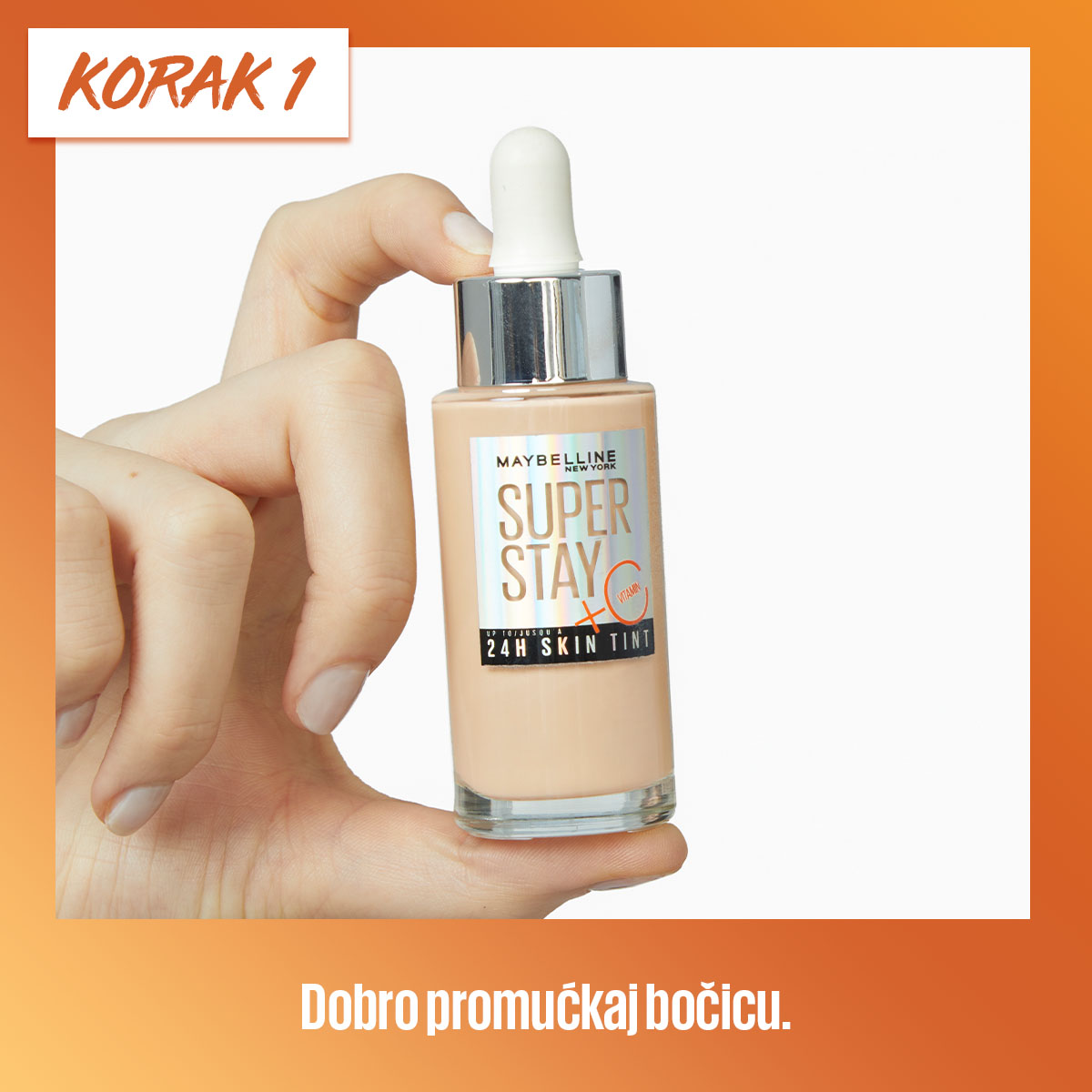 MNY SS SkinTint 1200x1200 07 copy 3 Ne volite pudere, a želite ujednačen ten? Imamo rešenje: MAYBELLINE NEW YORK SUPERSTAY 24HR SKIN TINT je naša najlaganija podloga za besprekoran izgled