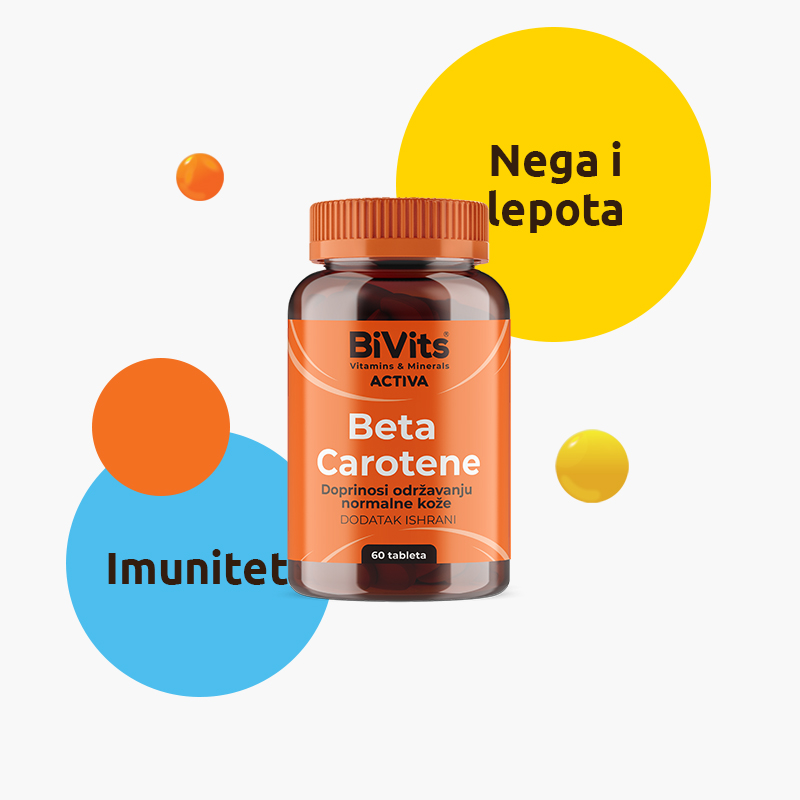 Tri vrste vitamina i minerala koje su najvažnije za jak imunitet: Uz BiVits budi lepa od glave do pete! beta carotene.1 Tri vrste vitamina i minerala koje su najvažnije za jak imunitet: Uz BiVits budi lepa od glave do pete!