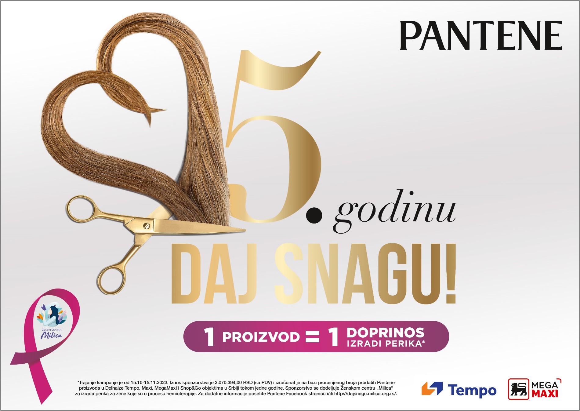 Daj snagu KV Dajte snagu ženama u borbi protiv raka: Pantene vas poziva da donirate kosu i sredstva za izradu perika