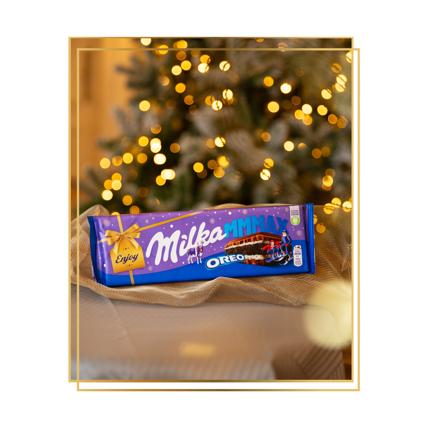 Milka MMMax je savršen poklon za najbliže! Dolazi u elegantnom prazničnom pakovanju i donosi novi ukus 2 3 Milka MMMax je savršen poklon za najbliže! Dolazi u elegantnom prazničnom pakovanju i donosi novi ukus
