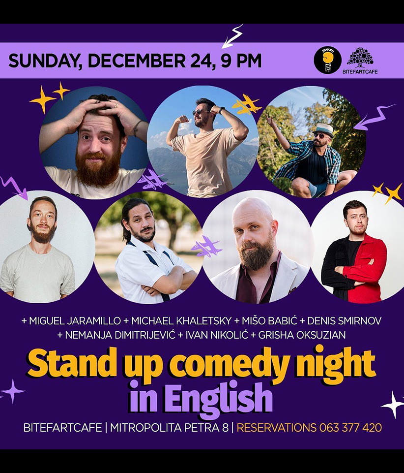 Stand up 2 Vikend mapa Beograda: Evo šta možete da posetite od 22. do 24. decembra