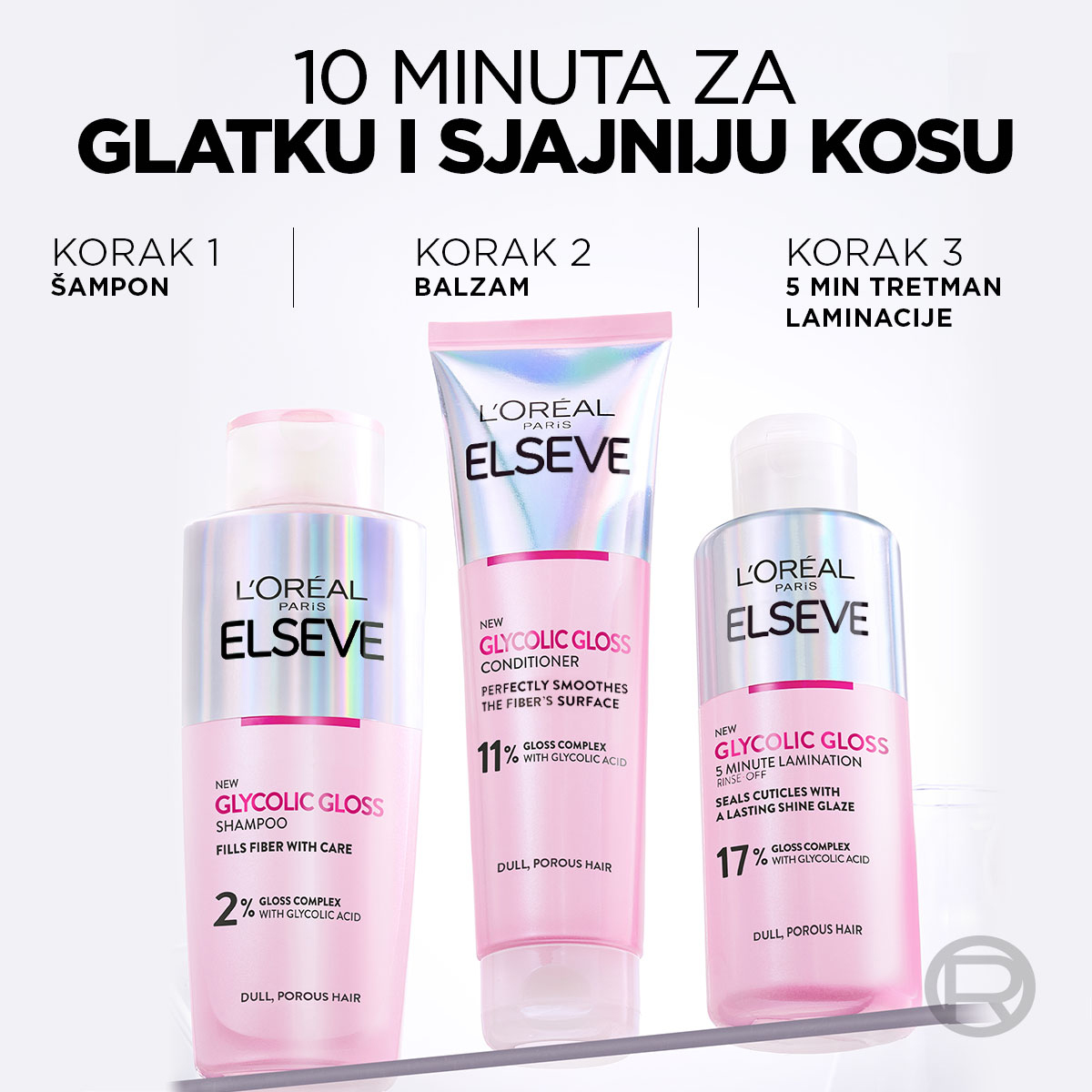 LOréal Elseve Glycolic Gloss tretman laminacije: Vaš saveznik za frizuru vrednu divljenja svakog dana 2 3 LOréal Elseve Glycolic Gloss tretman laminacije: Vaš saveznik za frizuru vrednu divljenja svakog dana
