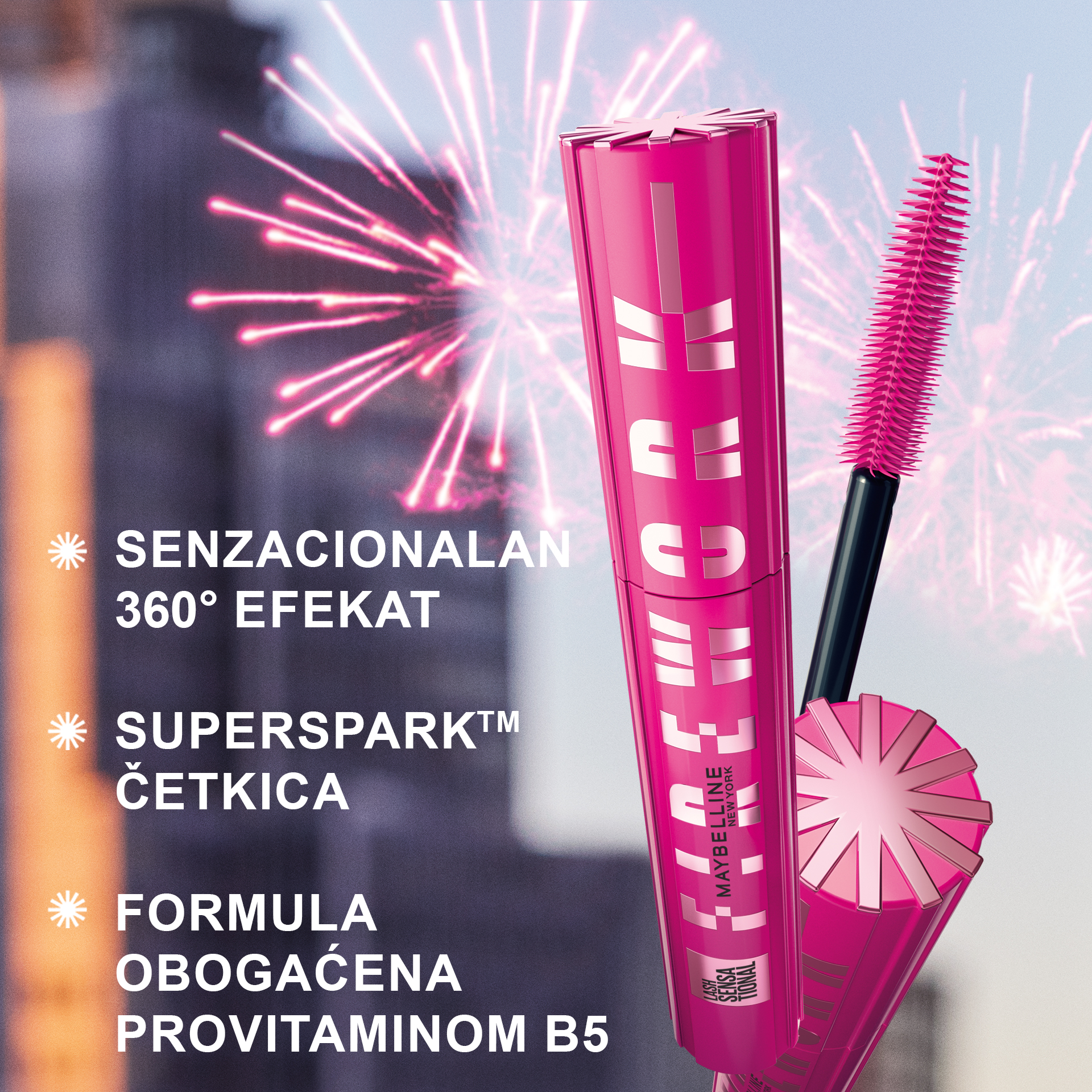 Firework Carousel 02 novo Dužina, volumen, vatromet: Maybelline New York Lash Sensational Firework maskara je makeup novitet koji osvaja svet