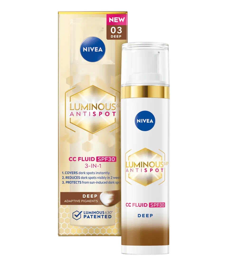 Testirale ste NIVEA Luminous630® CC fluid 3 u 1 i uverile se da je moguće imati sve u jednoj bočici! 72ee2c2b234c45f6a01255754c49f743 web 1010x1180 transparent png 1 Testirale ste NIVEA Luminous630® CC fluid 3 u 1 i uverile se da je moguće imati sve u jednoj bočici!