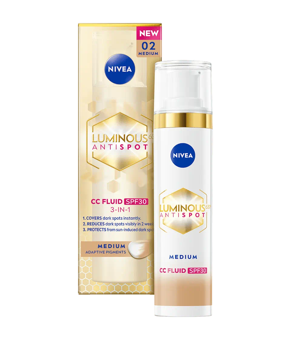 Testirale ste NIVEA Luminous630® CC fluid 3 u 1 i uverile se da je moguće imati sve u jednoj bočici! d5f89cfdd3c24e33ac3f4f625732609d web 1010x1180 transparent png Testirale ste NIVEA Luminous630® CC fluid 3 u 1 i uverile se da je moguće imati sve u jednoj bočici!