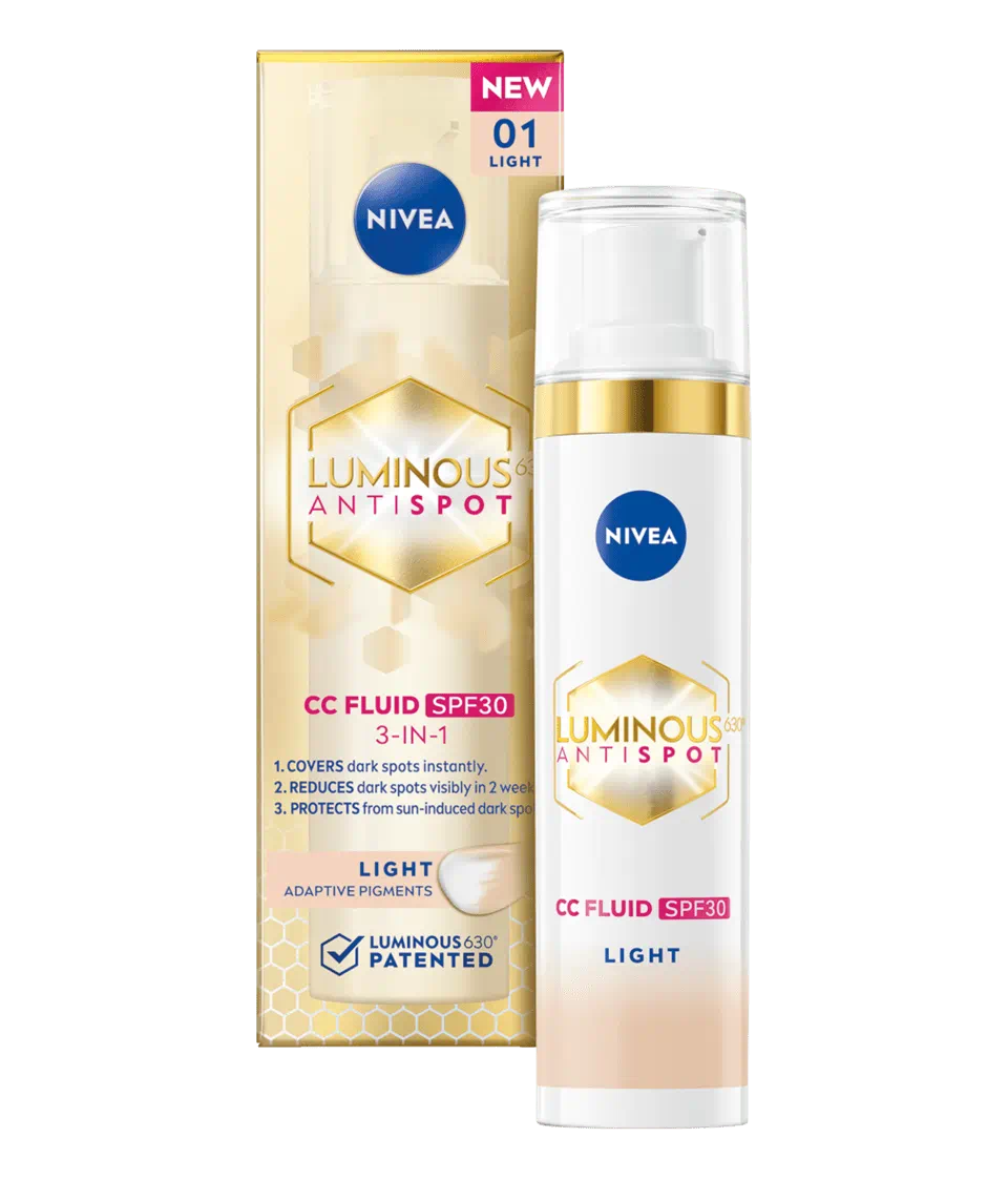Testirale ste NIVEA Luminous630® CC fluid 3 u 1 i uverile se da je moguće imati sve u jednoj bočici! fdf941d42b5441948ee0991ecead0679 web 1010x1180 transparent png Testirale ste NIVEA Luminous630® CC fluid 3 u 1 i uverile se da je moguće imati sve u jednoj bočici!