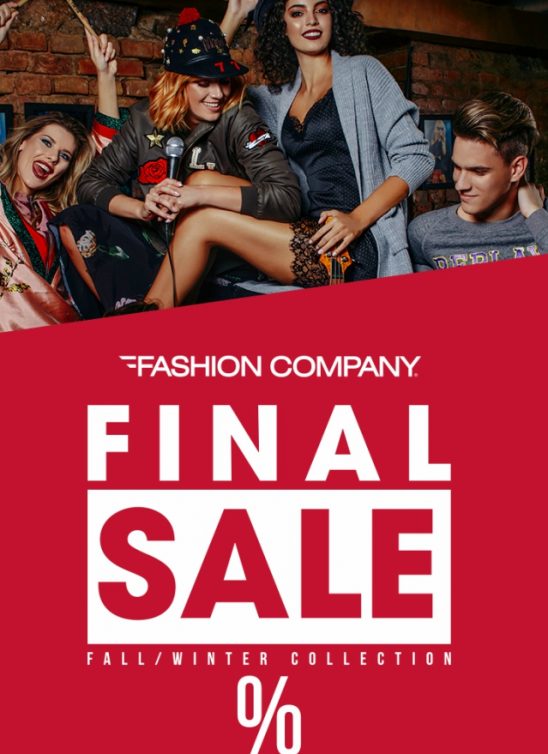 Finalno sniženje u Fashion Company prodavnicama