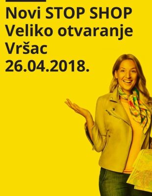Šesti STOP SHOP u Srbiji: Bajaga i Instruktori – zvezde otvaranja STOP SHOP-a u Vršću