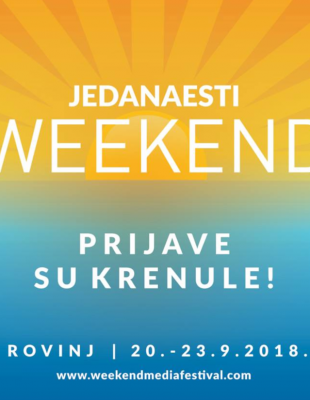 11. Weekend Media Festival od 20. do 23. septembra
