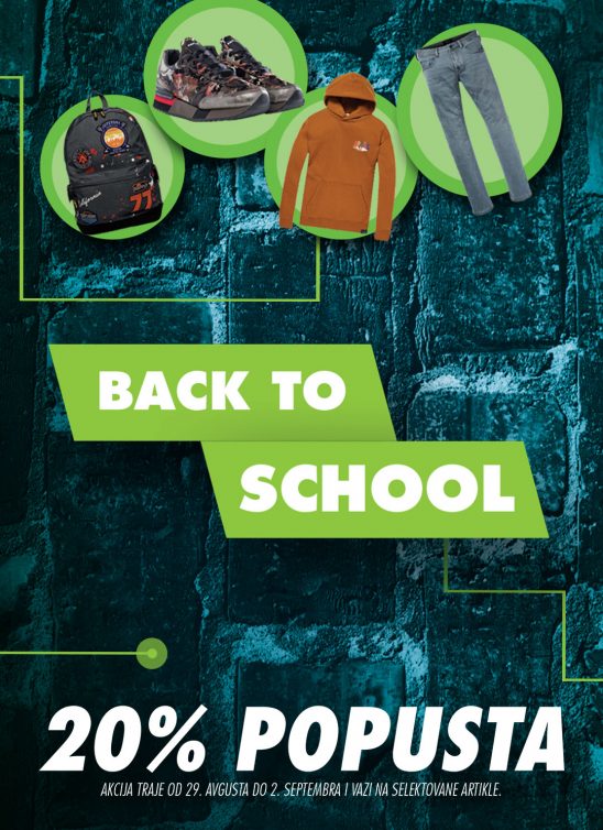 BACK TO SCHOOL: Pripremi se za novu školsku godinu u Fashion Company radnjama