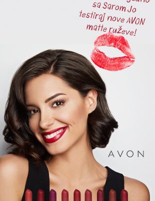 Prijavi se i zajedno sa Sarom Jo testiraj (i osvoji) nove AVON matte ruževe!