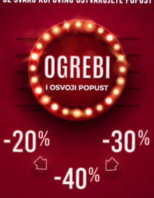 Modni dobitak: Ogrebi i osvoji popust do 40%