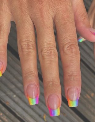 #nailinspo: Nokti duginih boja