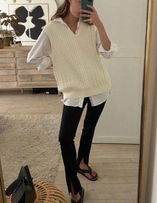 Novi #jesenjitrend – oversize pleteni prsluk