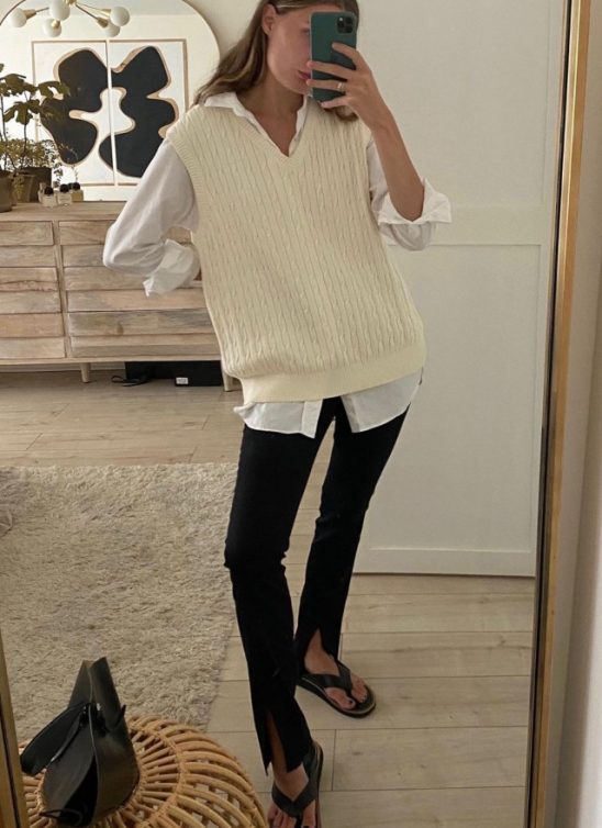 Novi #jesenjitrend – oversize pleteni prsluk