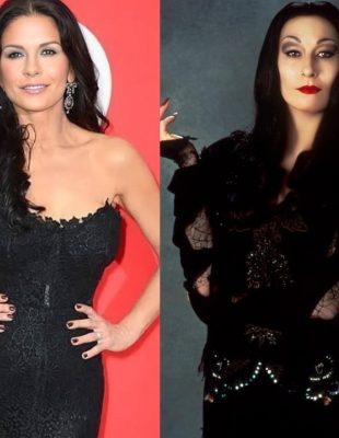 Catherine Zeta-Jones kao Morticia Addams u TV seriji “Wednesday” Tima Burtona