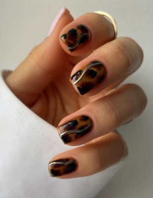 Animal print manikir – zato što si lavica!
