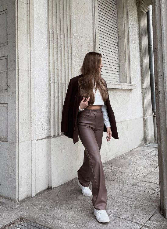 5 trendi načina da nosite kožne pantalone