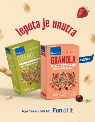 Nije teško biti fit! Probaj novu Fun&Fit granolu