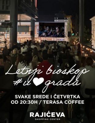 Letnji bioskop u Rajićeva šoping centru: Aktuelni evropski filmovi u srcu grada