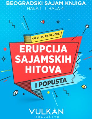 Vulkan na Beogradskom sajmu knjiga 2023: Evo šta nas sve očekuje!