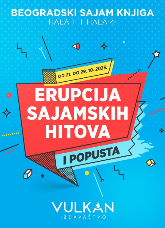 Vulkan na Beogradskom sajmu knjiga 2023: Evo šta nas sve očekuje!