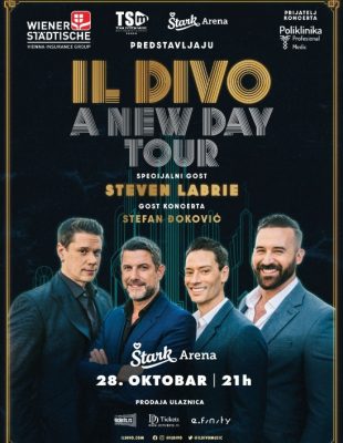 Članovi grupe Il Divo pozvali beogradsku publiku na koncert u Štark Areni