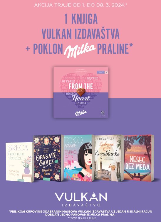 Dan žena u knjižarama Vulkan: Obradujte dragu osobu najnovijim hit naslovom!