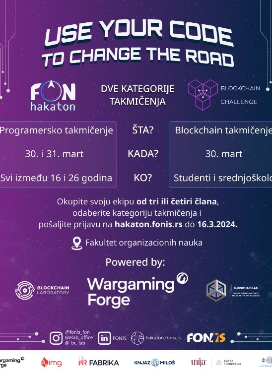 FON Hakaton uskoro počinje, prijavite se: Prvi put organizovan i Blockchain Challenge