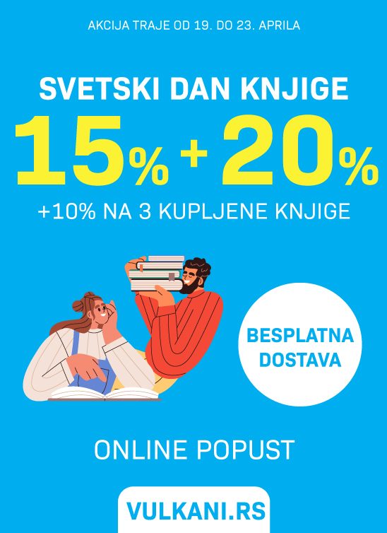 Neodoljivi online popusti u Vulkanu povodom Svetskog dana knjige!