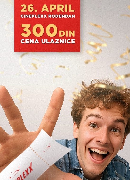 Subota je dan za Cineplexx: Sve filmove možete pogledati po specijalnoj ceni karte