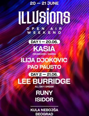 Illusions Open Air Weekend: Dvodnevni spektakl na Kalemegdanu 20. i 21. juna